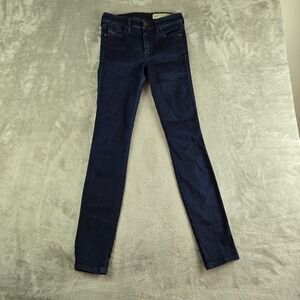Diesel Jeans Womens 25x32 Blue Denim Doris Super Slim Skinny Made In Italy
